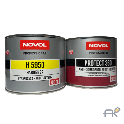 Грунт NOVOL PROTECT 360(1+1) Эпоксидный грунт Отвердитель H5950 0.4л+0.4л